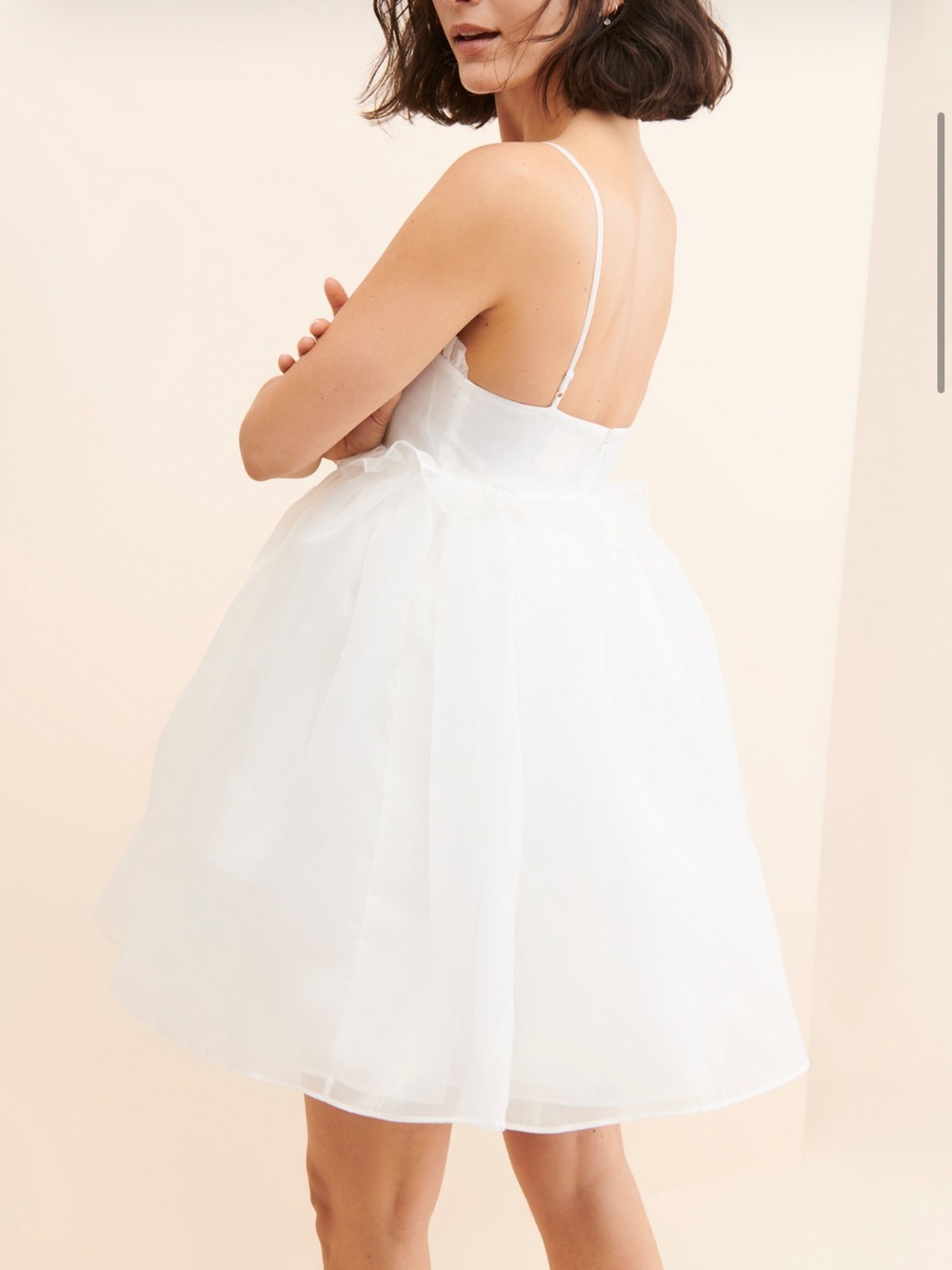 Selkie x Free People The Rosebud Dress Mini White XL - Picture 4 of 9